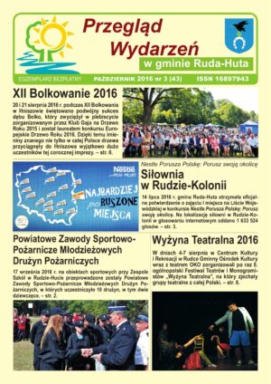 Miniaturka artykułu Przegląd Wydarzeń w gminie Ruda-Huta nr 43, październik 2016