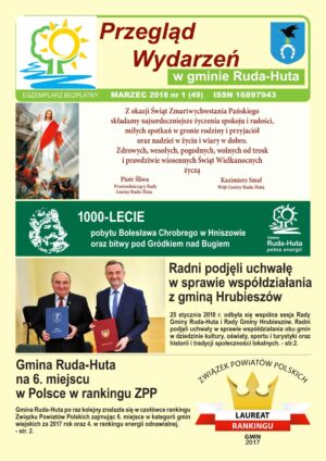 Miniaturka artykułu Przegląd Wydarzeń w gminie Ruda-Huta nr 49, marzec 2018