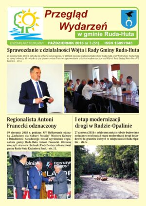 Miniaturka artykułu Przegląd Wydarzeń w gminie Ruda-Huta nr 51, październik 2018