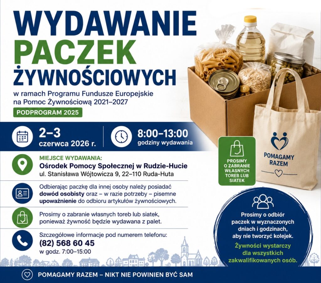 Informacja o wydawaniu paczek